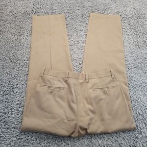 Dockers Pants Men 34x34 Beige Workwear Pleated Classiccore Minimalist Preppy
